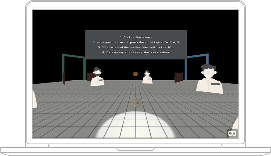 a banner of the first project, I Hear You