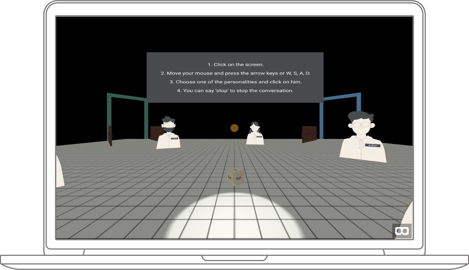 UI of first project I Hear You